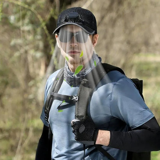🔥FORRÓ AKCIÓ 49% KEDVEZMÉNY🧢2026 Pro kültéri hűtősapka: Kettős teljesítményű ventilátorsapka