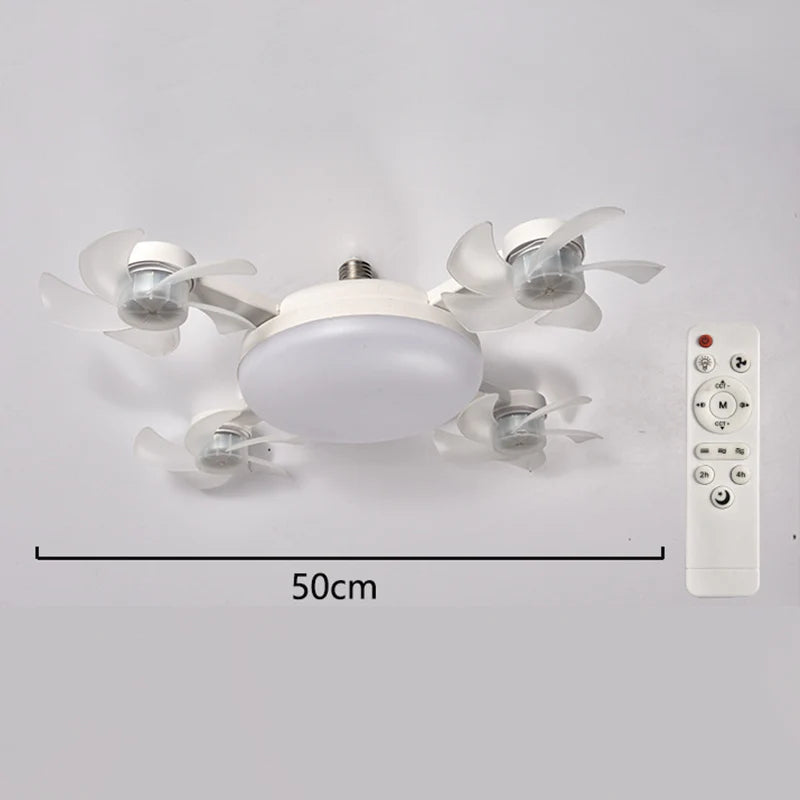 🌀 50% kedvezmény💥Mennyezeti ventilátor LED lámpával és távirányítóval