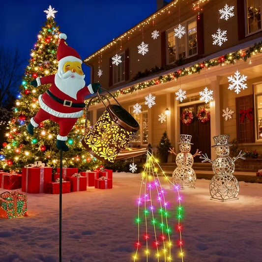 🎅Karácsonyi napelemes vízforraló fények