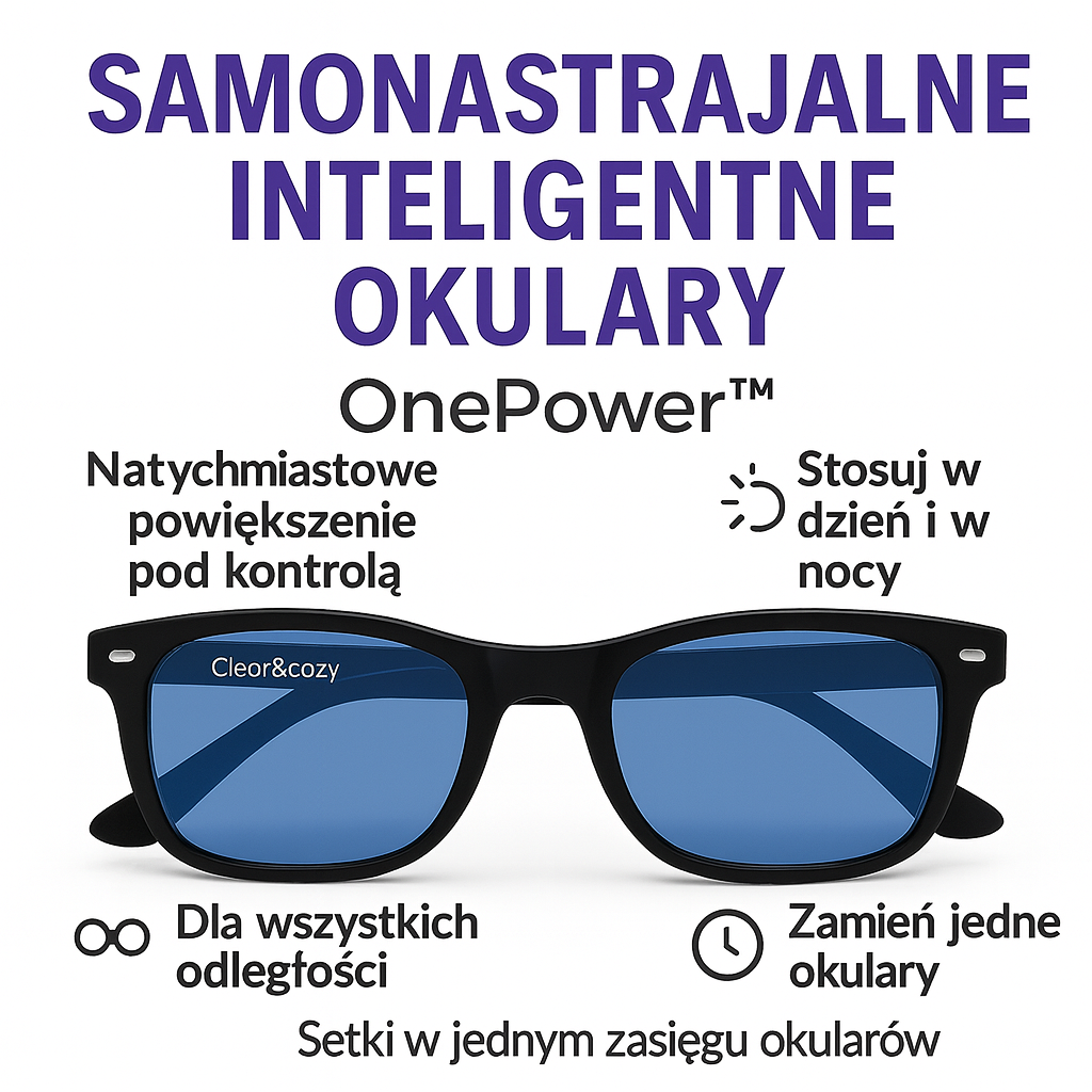 OnePower™ - Intelligens, önbeálló szemüveg kékfény-szűrővel