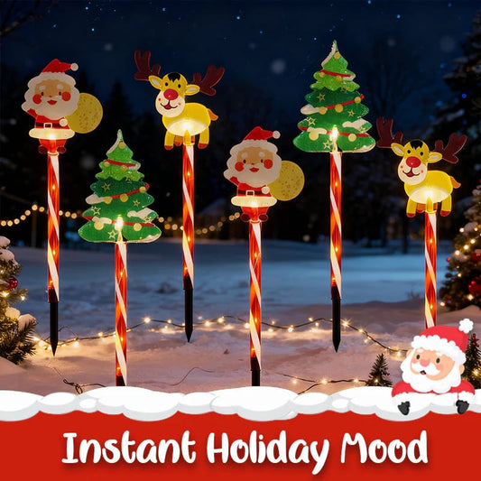 🎄🎁6 darabos mozgó karácsonyi égősor