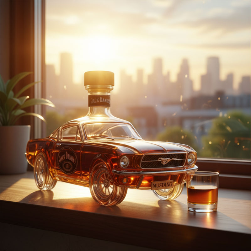 Bronco Whiskysüveg