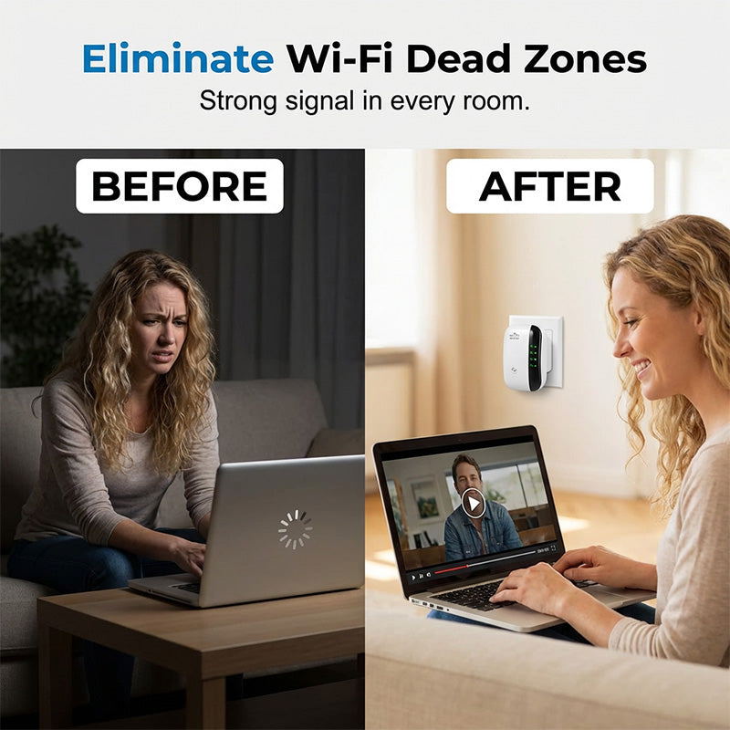 300 Mbps sebességű Wi-Fi jelerősítő és jelerősítő