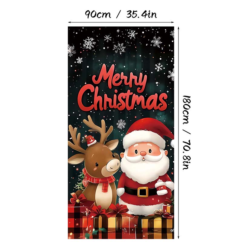 ⏰Ünnepi akció 70% kedvezménnyel!!🎄Karácsonyi ajtópanel azonnali ünnepi dekorációhoz