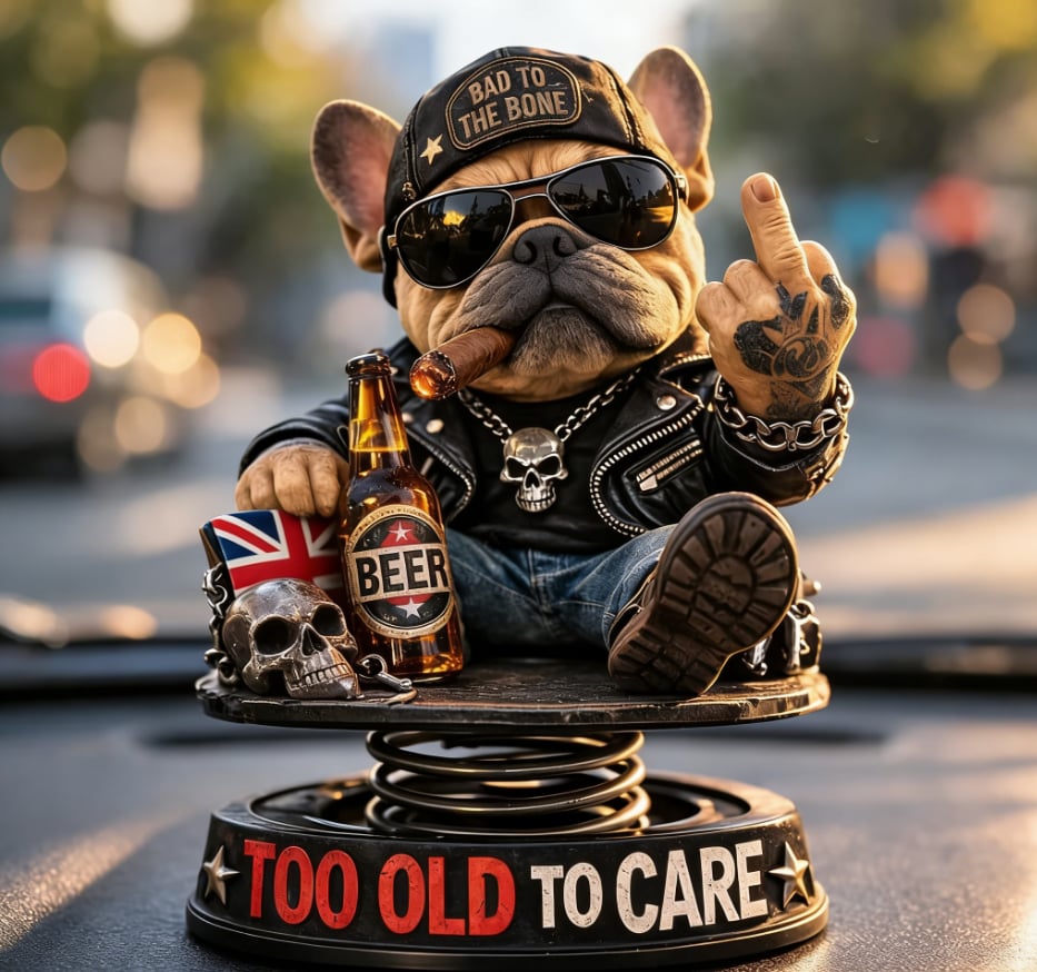 ⏰Akció: Spórolj 49%-ot – Túl öreg ahhoz, hogy törődj vele Dashhoard Bobblehead (3D)
