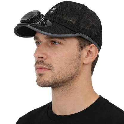 🔥FORRÓ AKCIÓ 49% KEDVEZMÉNY🧢2026 Pro kültéri hűtősapka: Kettős teljesítményű ventilátorsapka