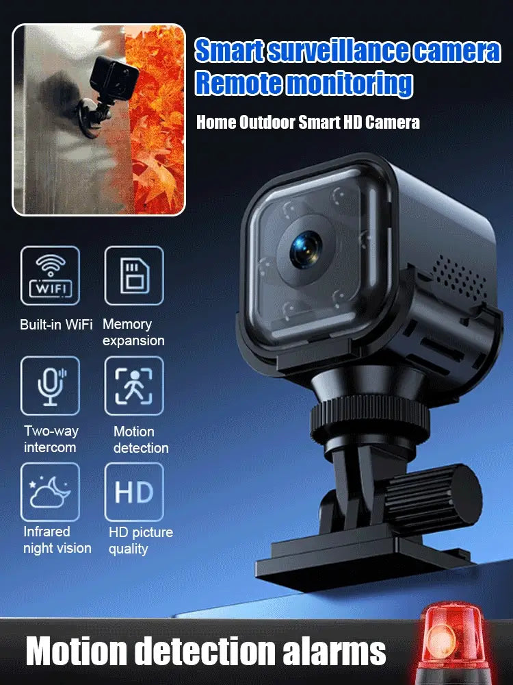 AS03 Okos WiFi-s biztonsági kamera – 1080P HD, éjjellátó, mozgásérzékelés, alacsony fogyasztású