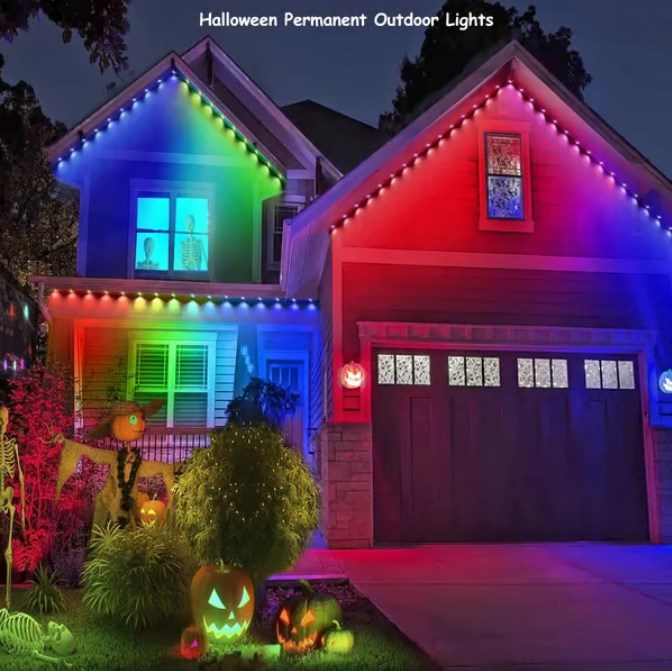 ⏰Utolsó napi kiárusítás🌈Intelligens Rainbow LED állandó kültéri világítás