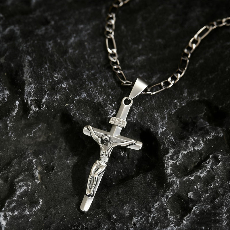 ✝️Aranyszínű feszület medál nyaklánc