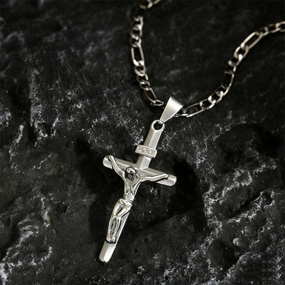 ✝️Aranyszínű feszület medál nyaklánc