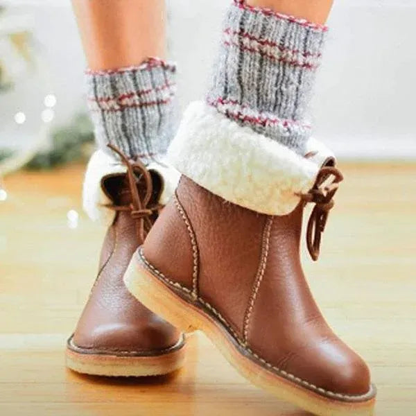 🔥50% kedvezmény ma - Ne hagyd ki ezeket az ergonomikusan tervezett ortopéd cipőket - téli polár bélés + kézzel varrott👞