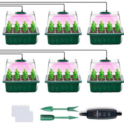 🌱 Palántatálca beépített termesztőlámpával