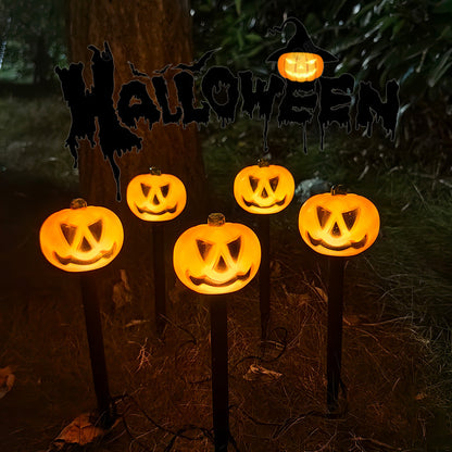 👻🎁6 db-os LED napelemes halloweeni talajfények