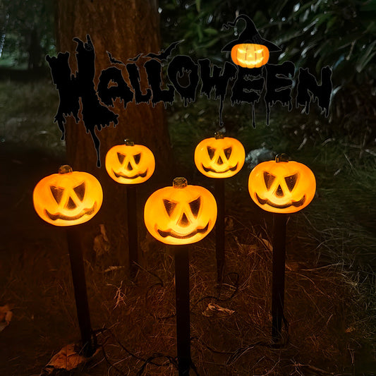 👻🎁6 db-os LED napelemes halloweeni talajfények