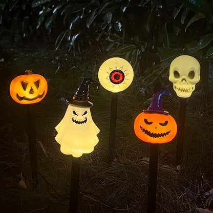 👻🎁6 db-os LED napelemes halloweeni talajfények