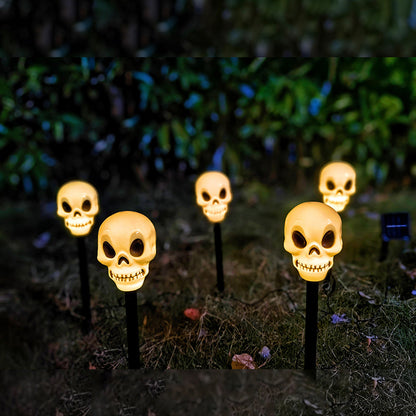 👻🎁6 db-os LED napelemes halloweeni talajfények
