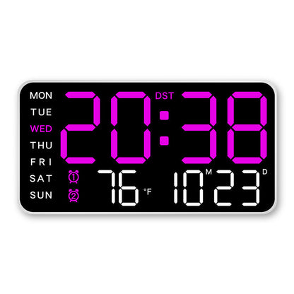 🔥🕘 Nagy LED digitális falióra 🏡