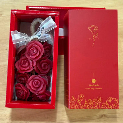 🌹Kézzel készített kristály szappancsokor rózsákkal💕