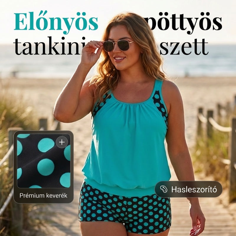 🏖️[S–3XL]👙 Női kétrészes fürdőruha pöttyökkel