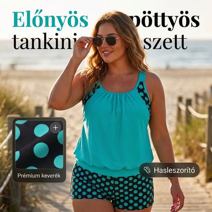 🏖️[S–3XL]👙 Női kétrészes fürdőruha pöttyökkel