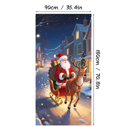 ⏰Ünnepi akció 70% kedvezménnyel!!🎄Karácsonyi ajtópanel azonnali ünnepi dekorációhoz