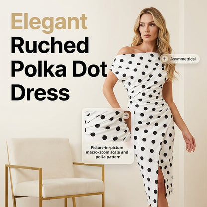 Fehér-fekete polka