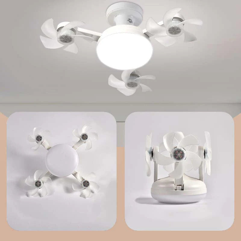 🌀 50% kedvezmény💥Mennyezeti ventilátor LED lámpával és távirányítóval