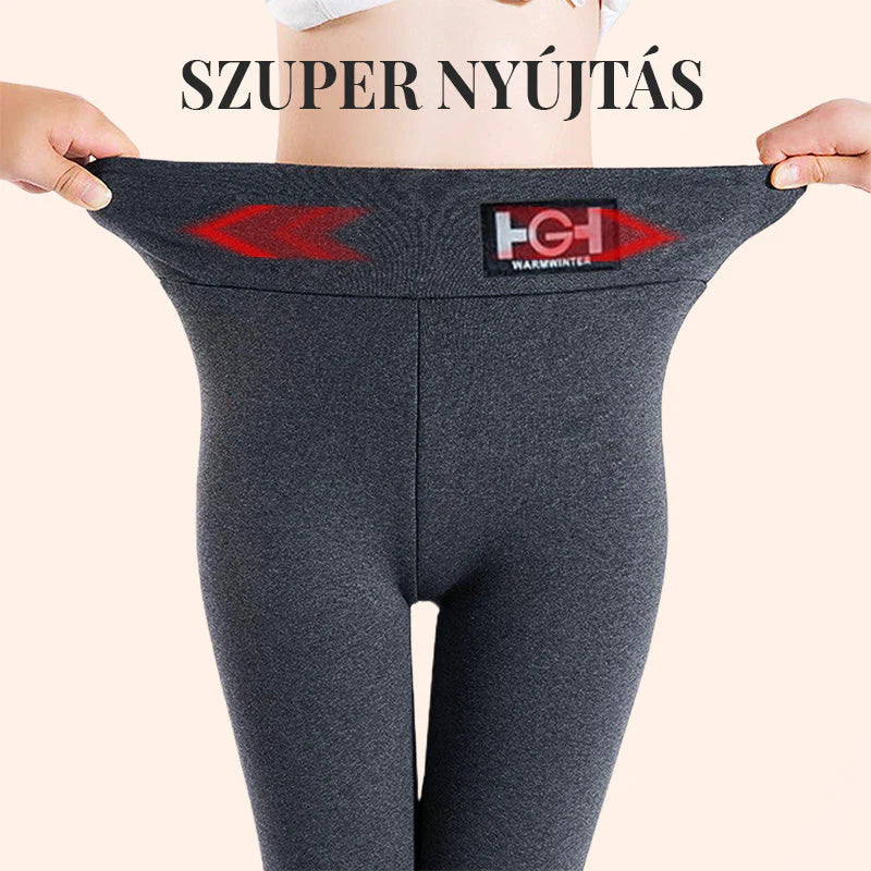 Divatos női termikus kasmír skinny nadrág