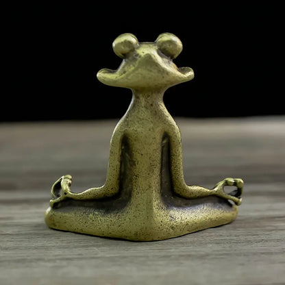 Meditoad – Elegáns fém béka alakú füstölőtartó