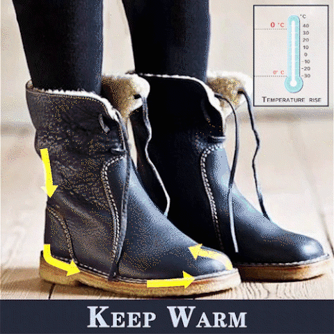 🔥50% kedvezmény ma - Ne hagyd ki ezeket az ergonomikusan tervezett ortopéd cipőket - téli polár bélés + kézzel varrott👞