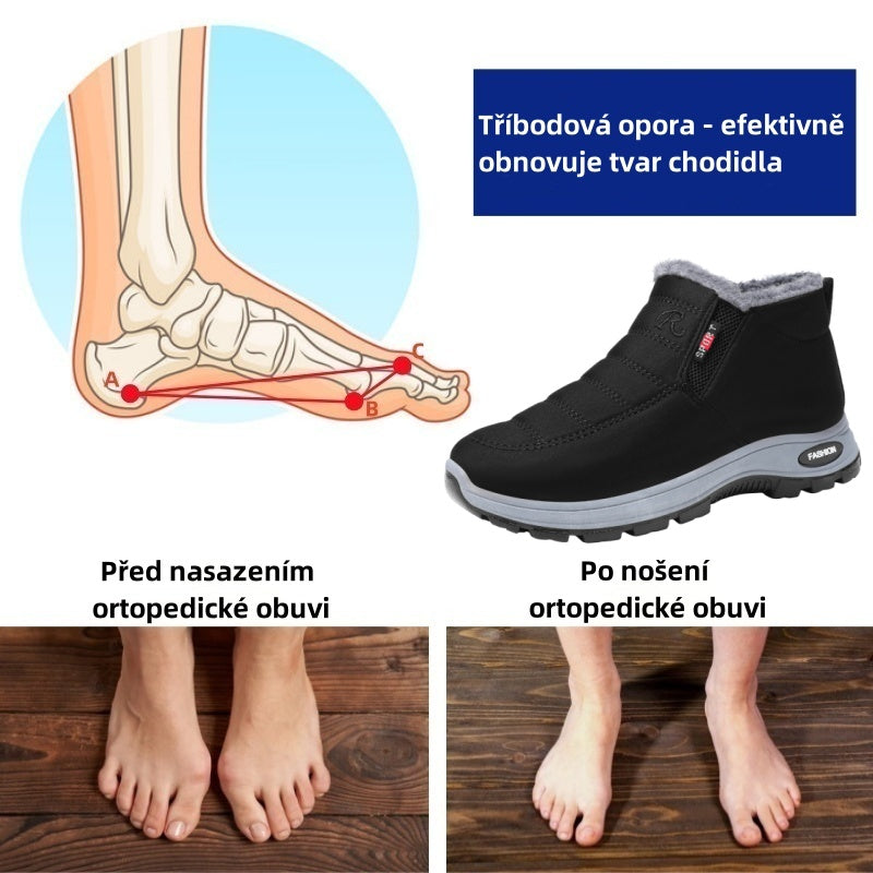 Ergonomikus, téli ortopéd cipő láb-, térd- és hátfájásra - unisze