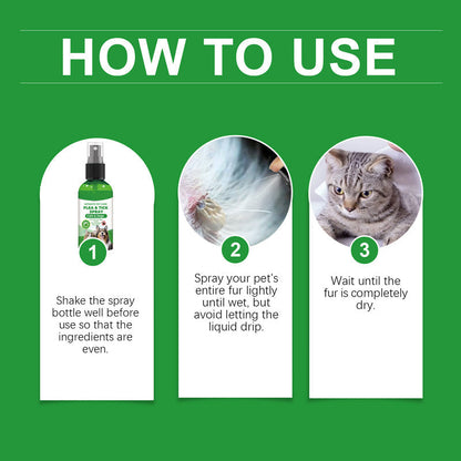 🍃Természetes bolha- és kullancsirtó spray kutyáknak és macskáknak🐾 Tartsa kedvencét kártevőmentesen