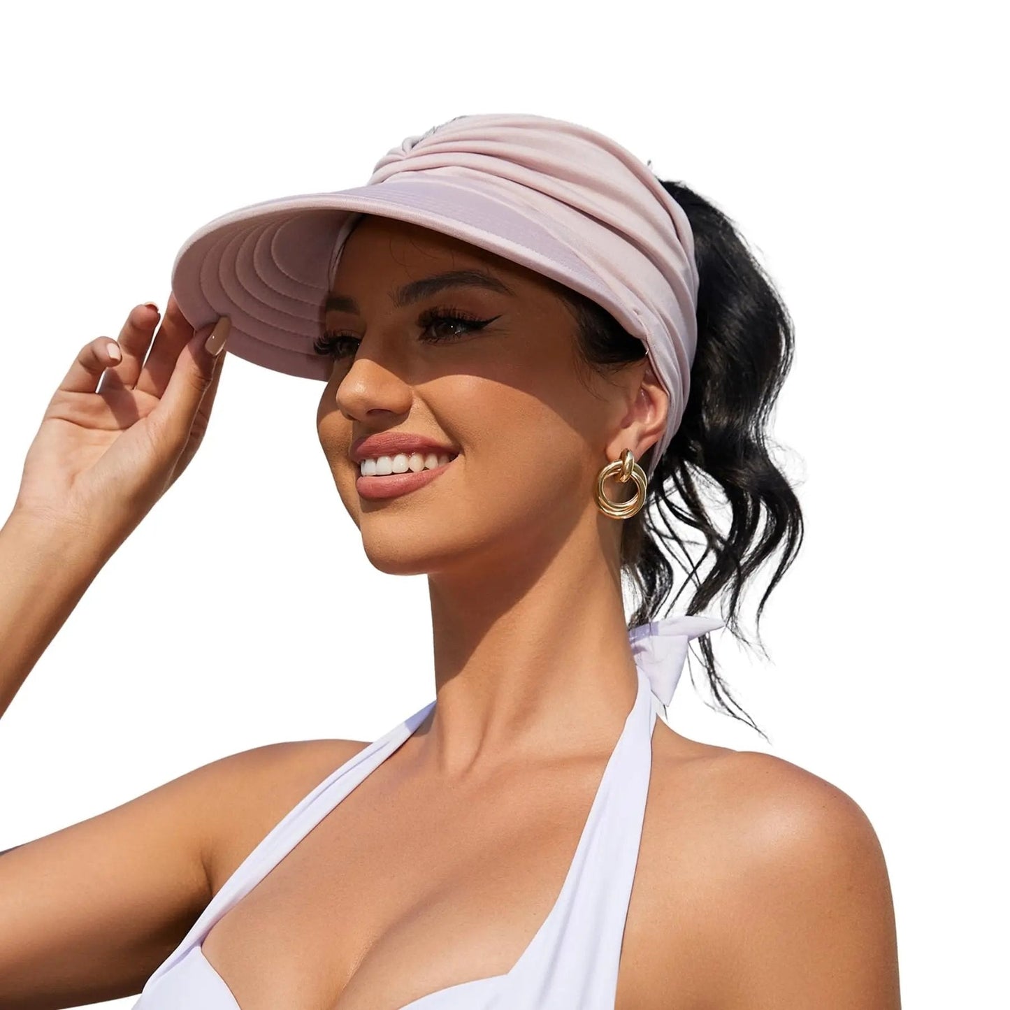 🔥UTÓS NAP 60% KEDVEZMÉNY!! ☀️Női sapka napellenzővel és UPF 50+ UV-védelemmel