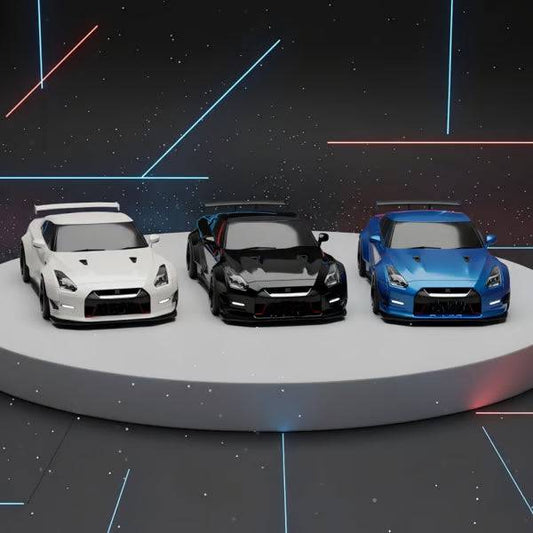 📢📢60% KEDVEZMÉNY!!🎅【🎁Tökéletes karácsonyi ajándék🎁】🏎️GTR szuperautó világító dekoráció