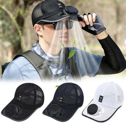 🔥FORRÓ AKCIÓ 49% KEDVEZMÉNY🧢2026 Pro kültéri hűtősapka: Kettős teljesítményű ventilátorsapka