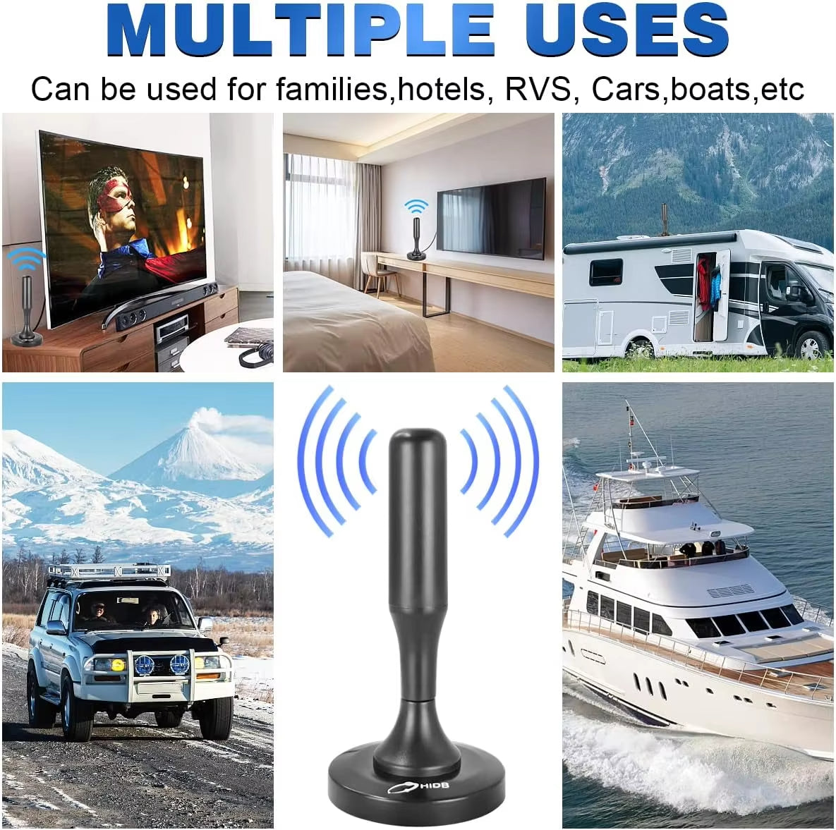 Földi hullámú HD digitális TV antennajel-vevő