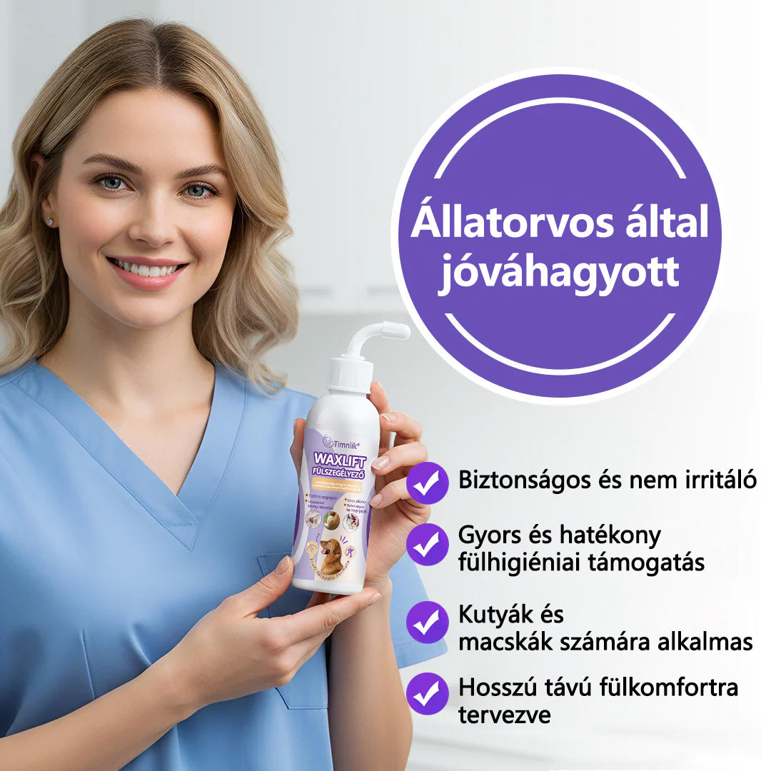 Timilk® WaxLift fülöblítő háziállatoknak🔥
