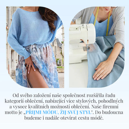 Kék kétrészes szett: kék felső masnival a hátán és tüll szoknya✨