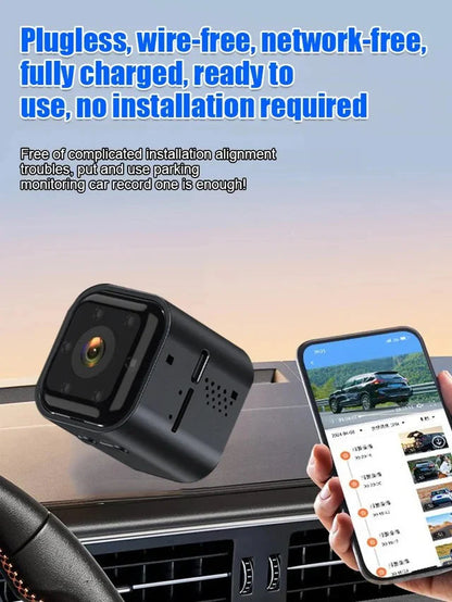 AS03 Okos WiFi-s biztonsági kamera – 1080P HD, éjjellátó, mozgásérzékelés, alacsony fogyasztású