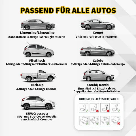🚗 Lélegző és csúszásmentes pamut autósüléshuzatok | Kényelem egész évben, univerzális méret