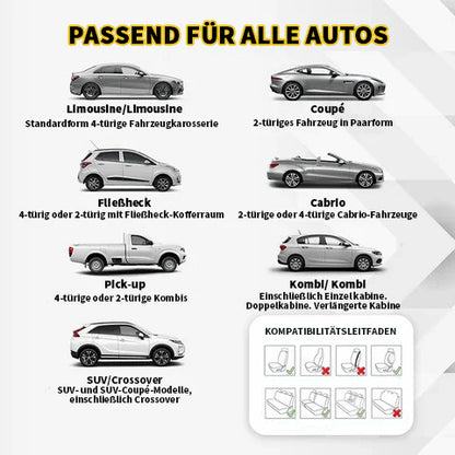 🚗 Lélegző és csúszásmentes pamut autósüléshuzatok | Kényelem egész évben, univerzális méret