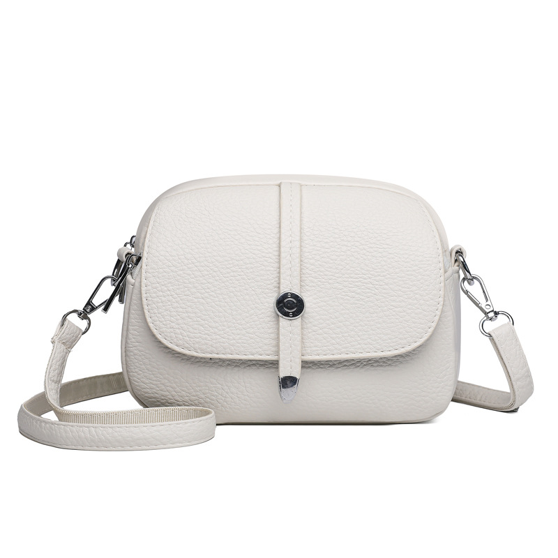 Könnyű, egyszínű női crossbody táska