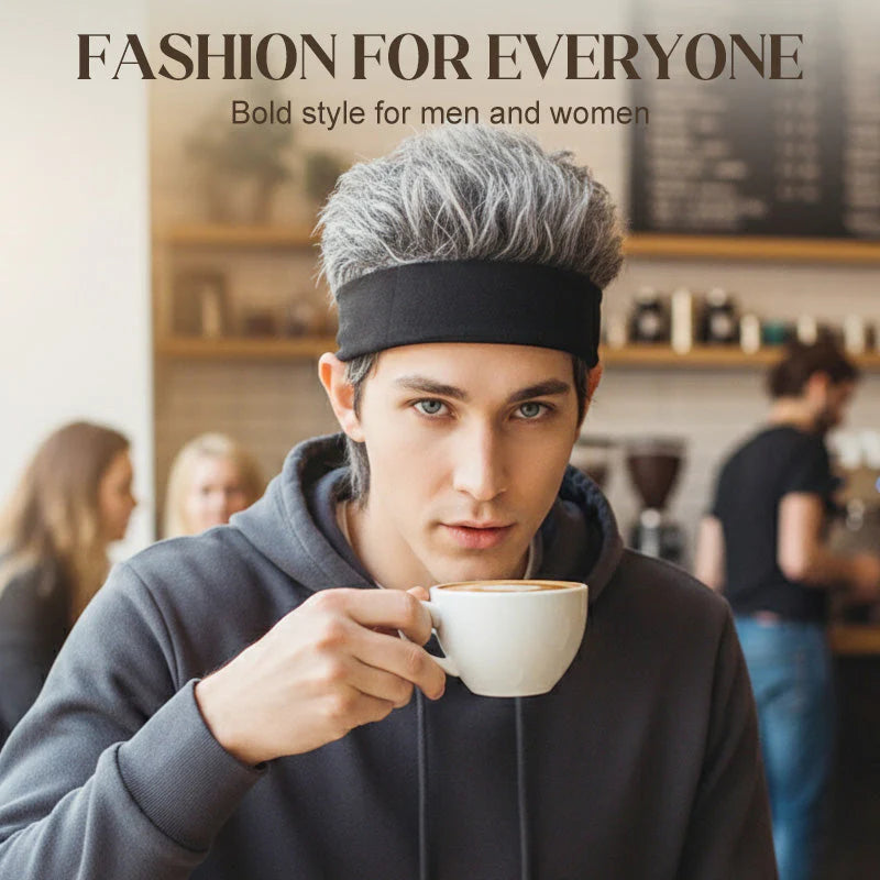 🧢 Hip-hop parókasapka✨ Uniszex dizájn - Természetes megjelenés, egész napos kényelem!