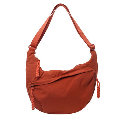 Designer közvetlen értékesítés👜Női divatos egyszínű nejlon keresztpántos táska
