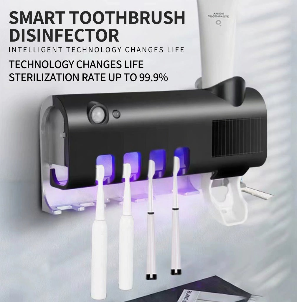 UV-sterilizáló fogkefetartó