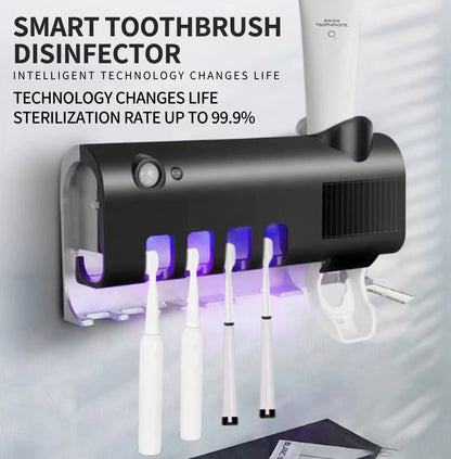 UV-sterilizáló fogkefetartó