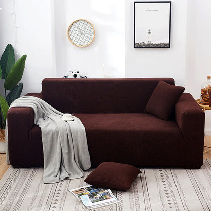Kötött, rugalmas jacquard kanapéhuzat