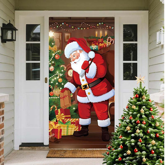 ⏰Ünnepi akció 70% kedvezménnyel!!🎄Karácsonyi ajtópanel azonnali ünnepi dekorációhoz