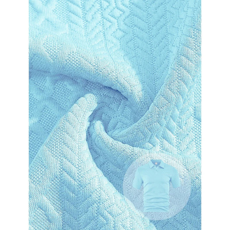 👕 50% KEDVEZMÉNY! 💎 Férfi kétrészes szett rombuszmintával - rövid ujjú ing és rövidnadrág - légies, gyűrődésmentes és laza nyári megjelenés ☀️