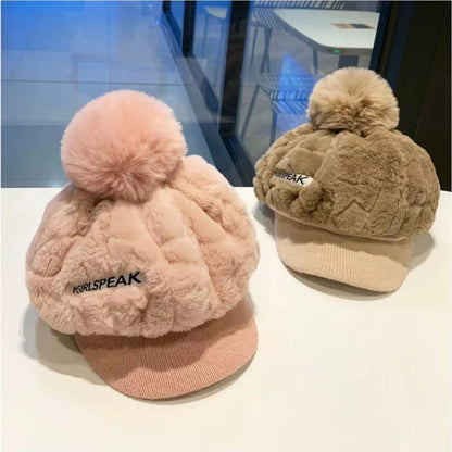 💁‍♀️A legjobb téli ajándék🎁👒 - Női téli sapka 2025 rövid karimájú🥰
